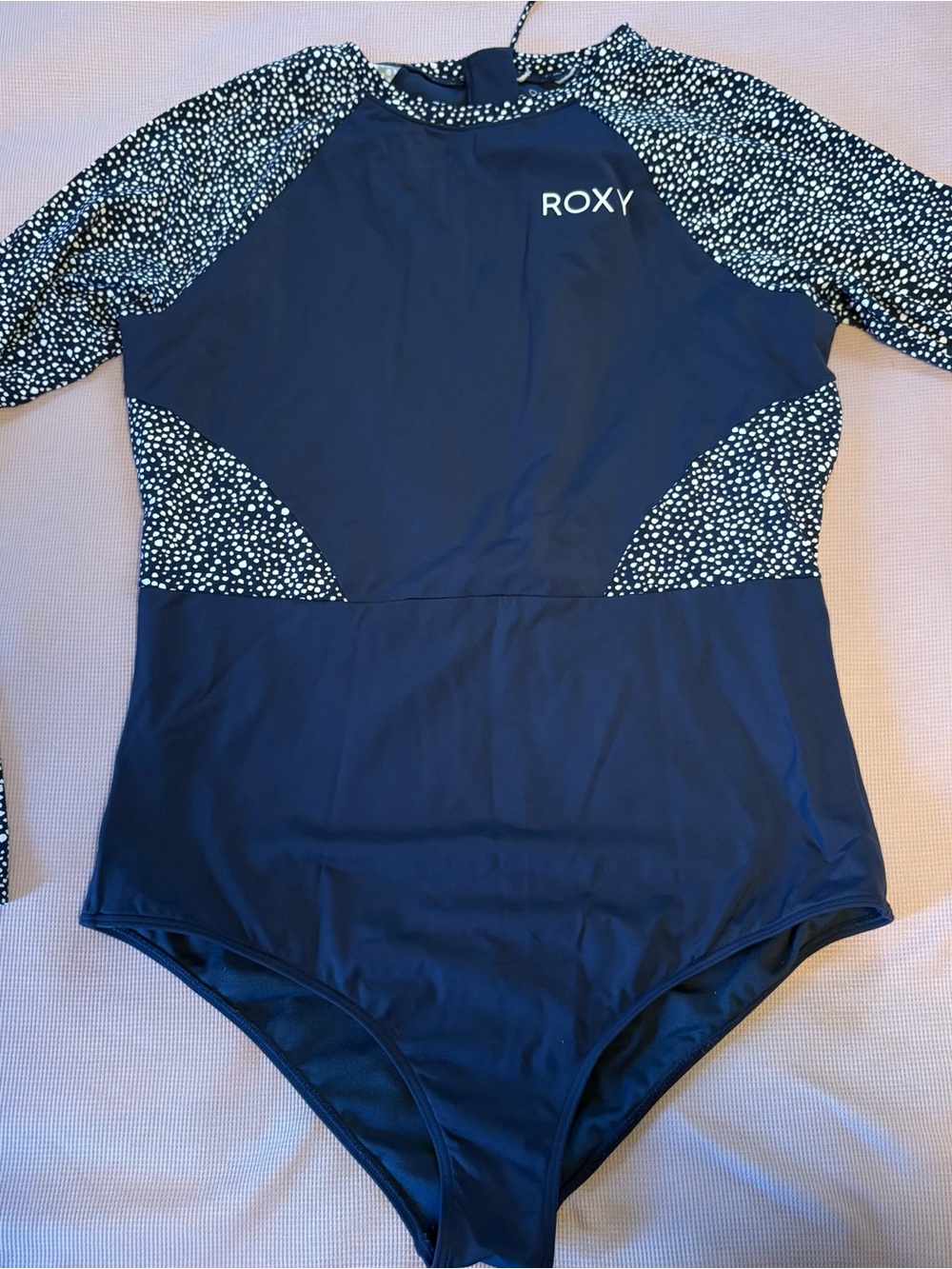 Roxy Long Sleeve Rash Guard UPF 50 Long Sleeve One Piece Swimsuit XL - Picture 3 of 8